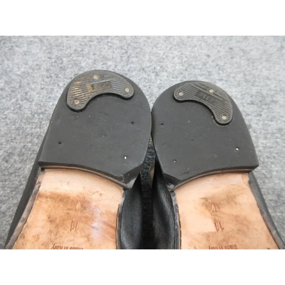 Bruno Magli Loafers Mens Size‎ 11 M Black Leather Horsebit Dress Shoes Italy